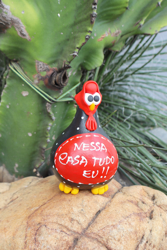 Galinha em Cabaça Tudo Eu Nessa Casa Vermelho Unidade