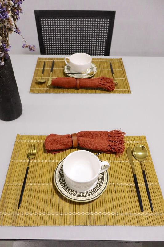 Lugar Americano Bambu 30x40cm Claro Fino