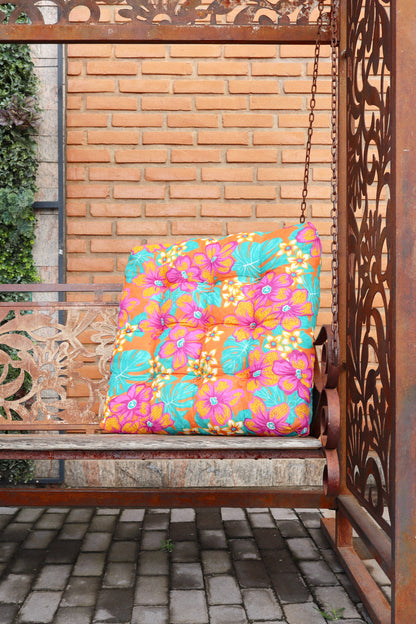 Almofada Futon Chita Laranja 55x55cm