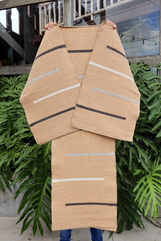 Jogo de Passadeira Linha Capri Mostarda