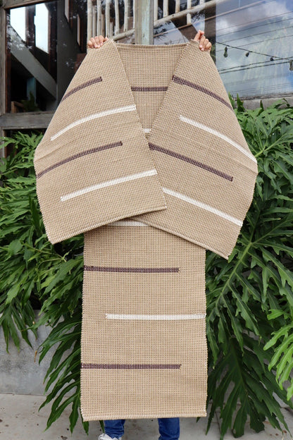 Jogo de Passadeira Linha Capri Bege