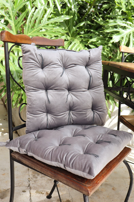 Almofada para Cadeira Futon Cinza Escuro