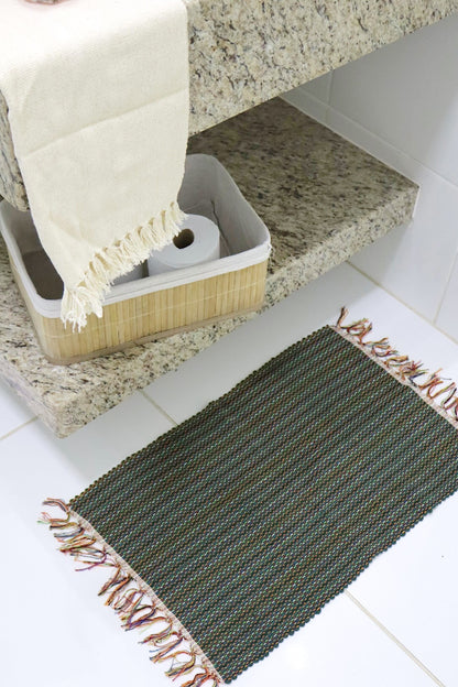 Kit 2 Peças de Lavabo Comum Cru e Verde