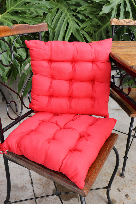 Almofada para Cadeira Futon Vermelha