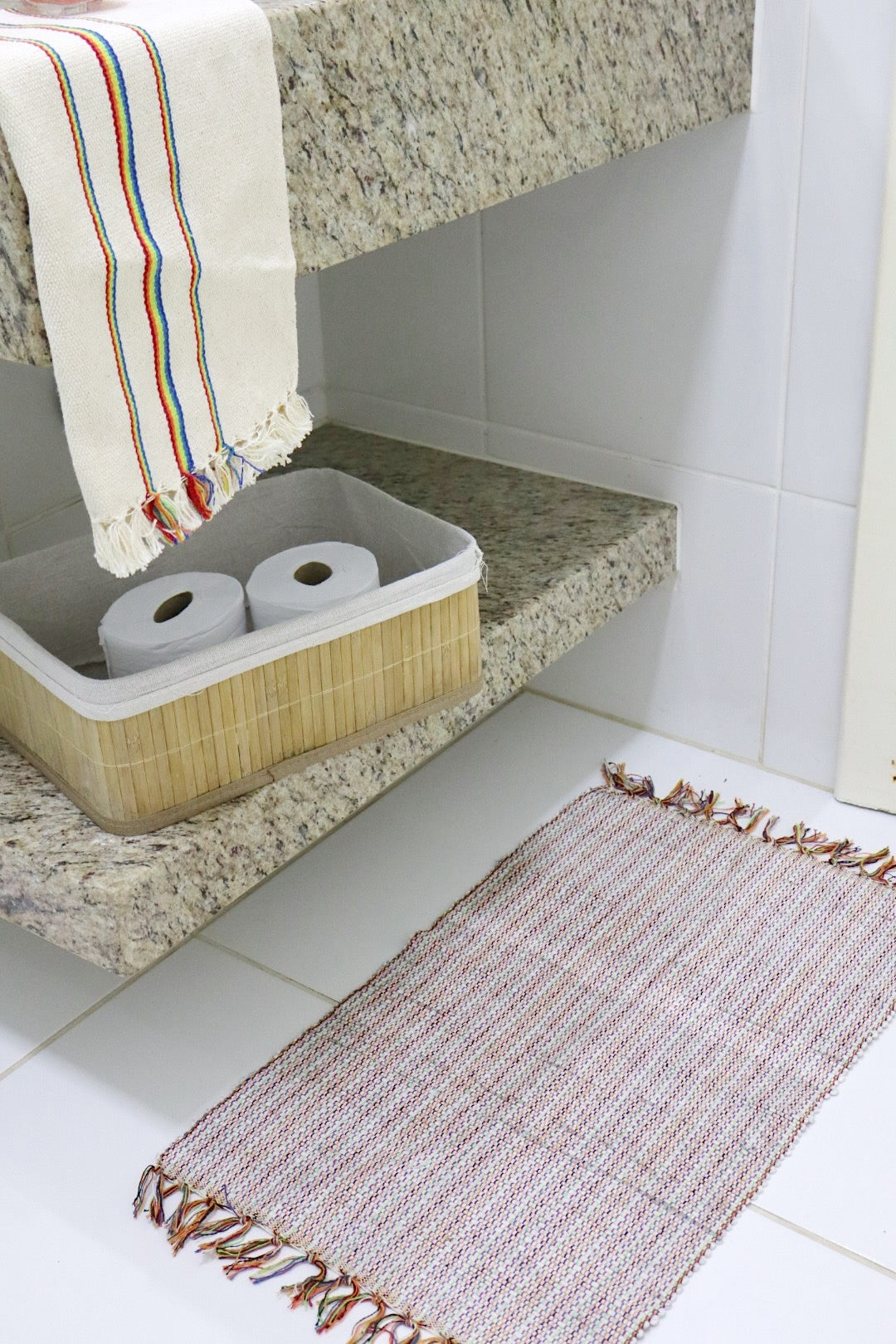 Kit 2 Peças de Lavabo Comum Mesclado Cru