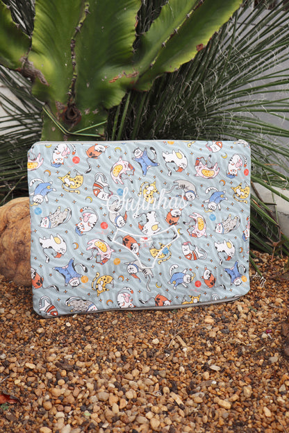 Necessaire Porta Calcinha Limpinha Sujinha G Gatos