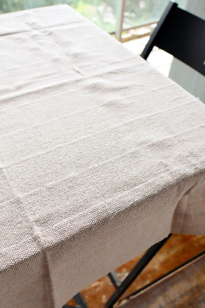 Toalha de Mesa Quadrada Cobre Lanche Bege 0,85x0,85m