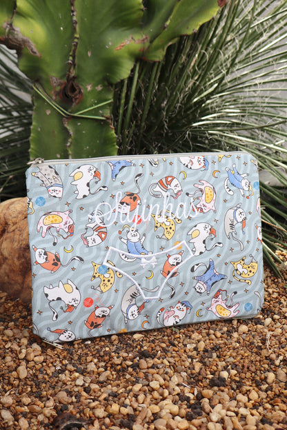 Necessaire Porta Calcinha Limpinha Sujinha P Gatos