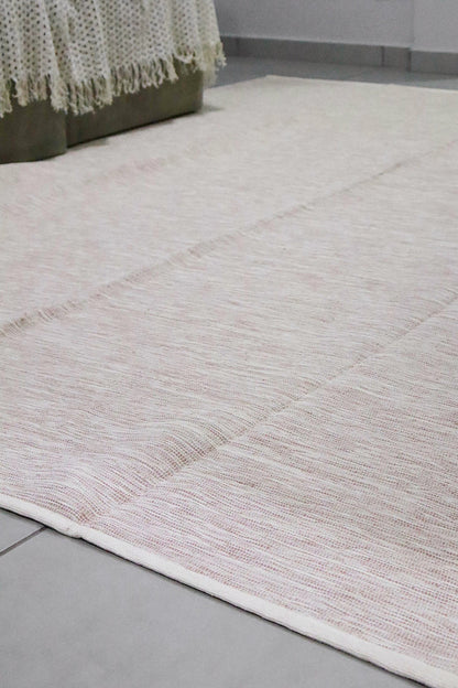 Tapete em Linha Mesclado Bege e Cru 2,00x2,50m