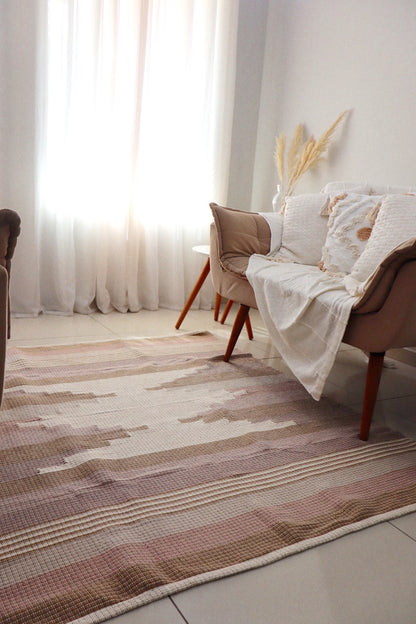 Tapete de Bico Cru Linha Nude 1,50x1,50m