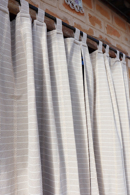 Cortina Algodão Havana Nude Com Alça 1,80x2,00m