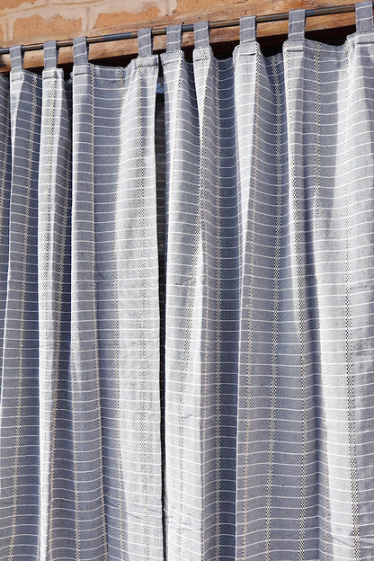 Cortina Algodão Havana Preta Com Alça 1,80x2,00m