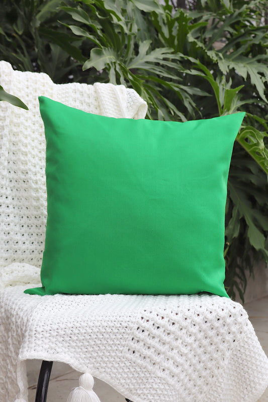 Capa de Almofada Oxford Lisa Verde 45x45