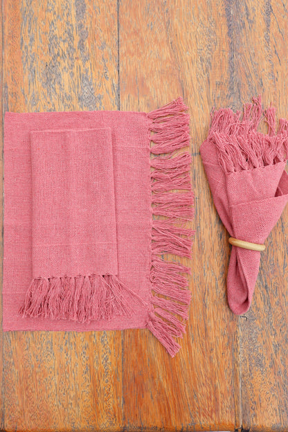 Guardanapo Algodão Rosa Seco 30x40cm