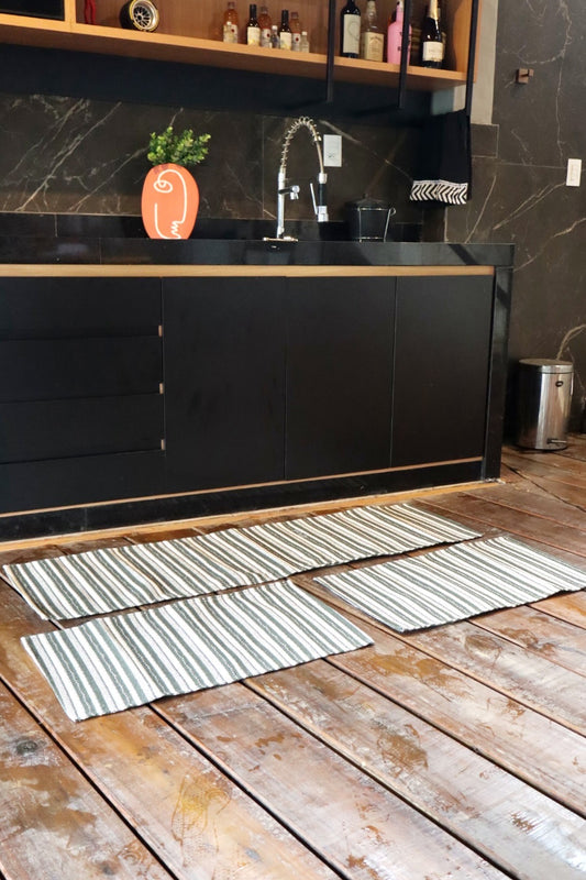 Jogo de Passadeira Emborrachado Arezzo Verde