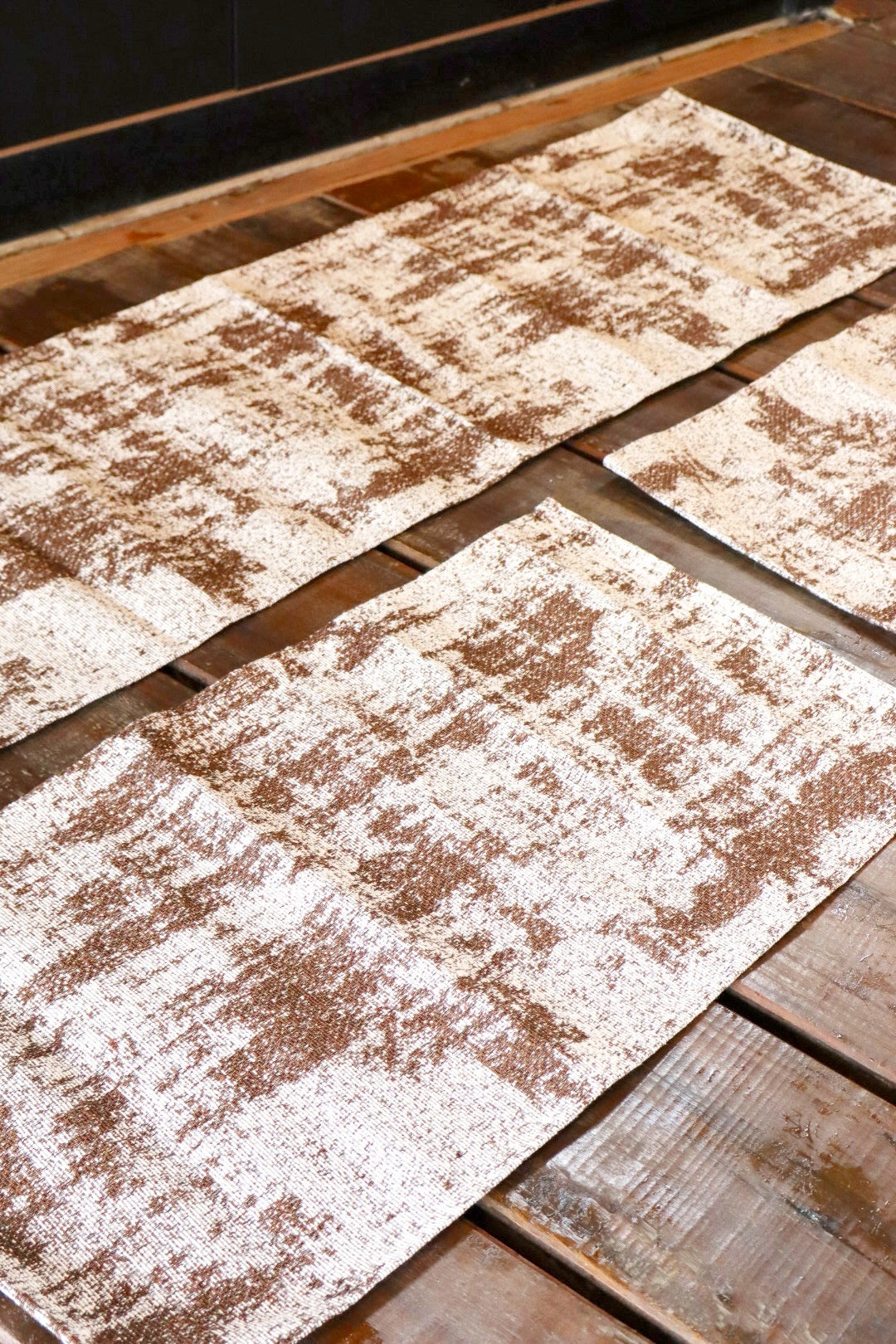 Jogo de Passadeira Emborrachado Velvet Marrom