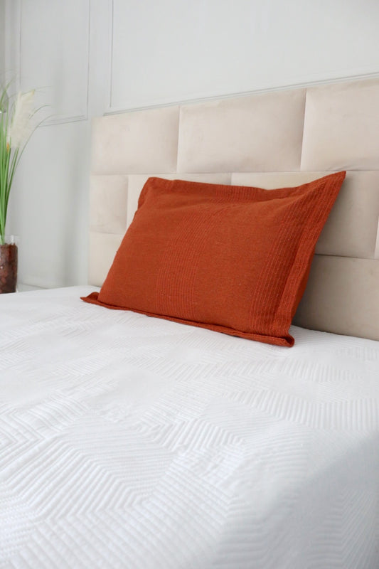 Fronha Porta Travesseiros Caricia Terracota