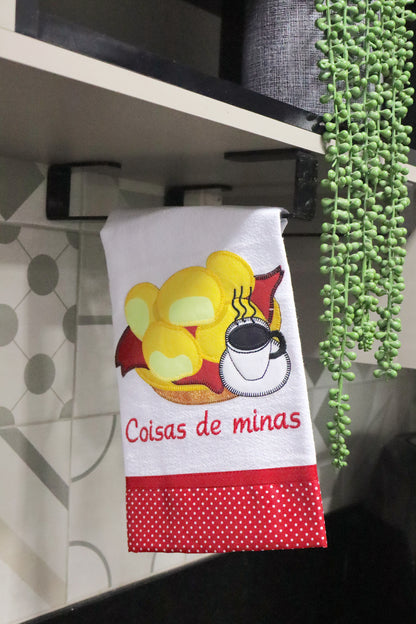 Pano de Prato Coisas de Minas Cafezin
