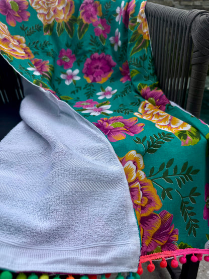 Toalha Canga Dupla Face com Chita Tifanny