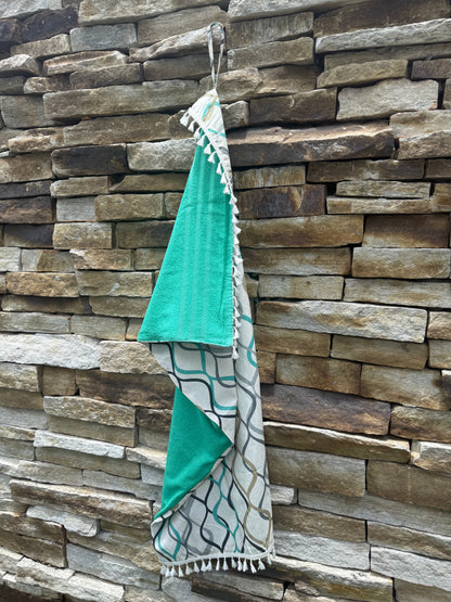 Toalha Canga Dupla Face com Tecido Impermeável Belize Tifanny