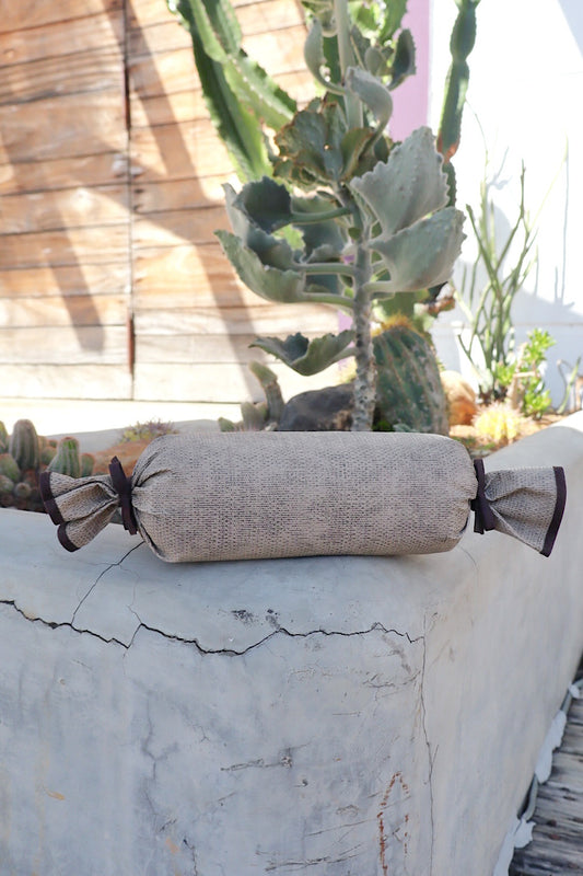 Peso de Porta Emborrachado Bala Bege Mesclado