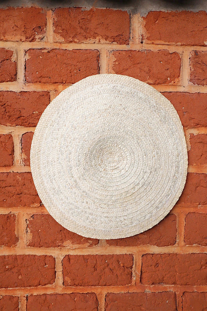 Tapete de Palha Redondo Liso 60cm