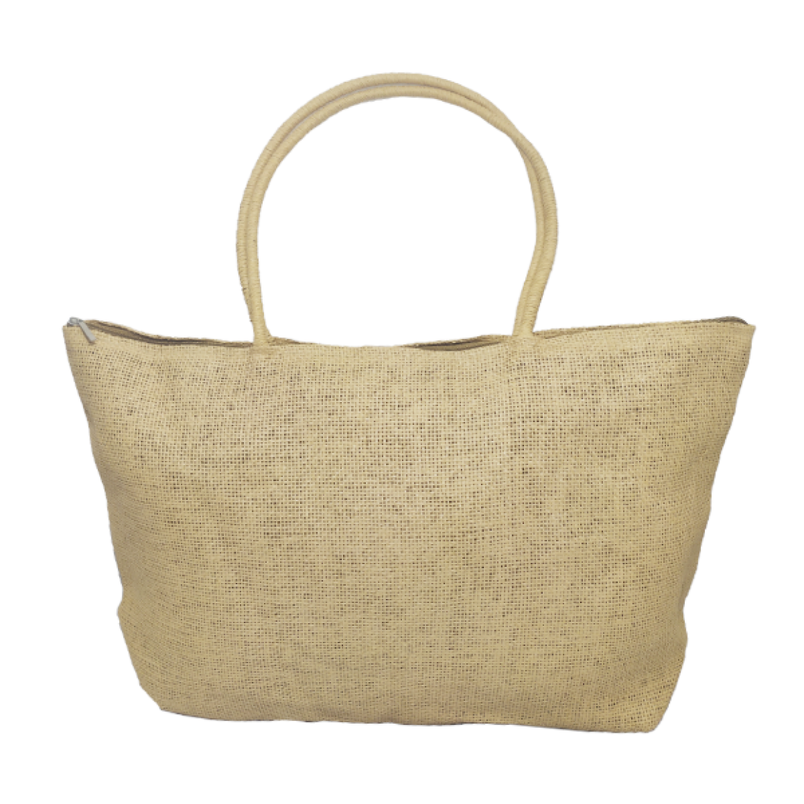 Bolsa Sacola Juta Tote de Praia Cru