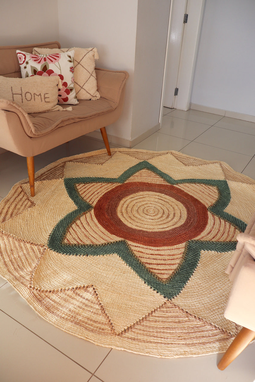 Tapete Sisal Redondo 2,0m