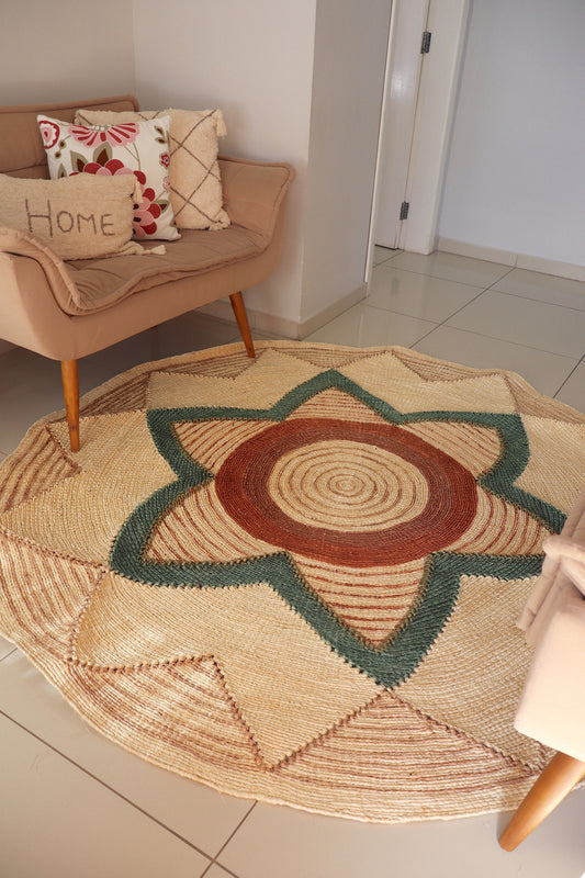 Tapete Sisal Redondo 2,0m