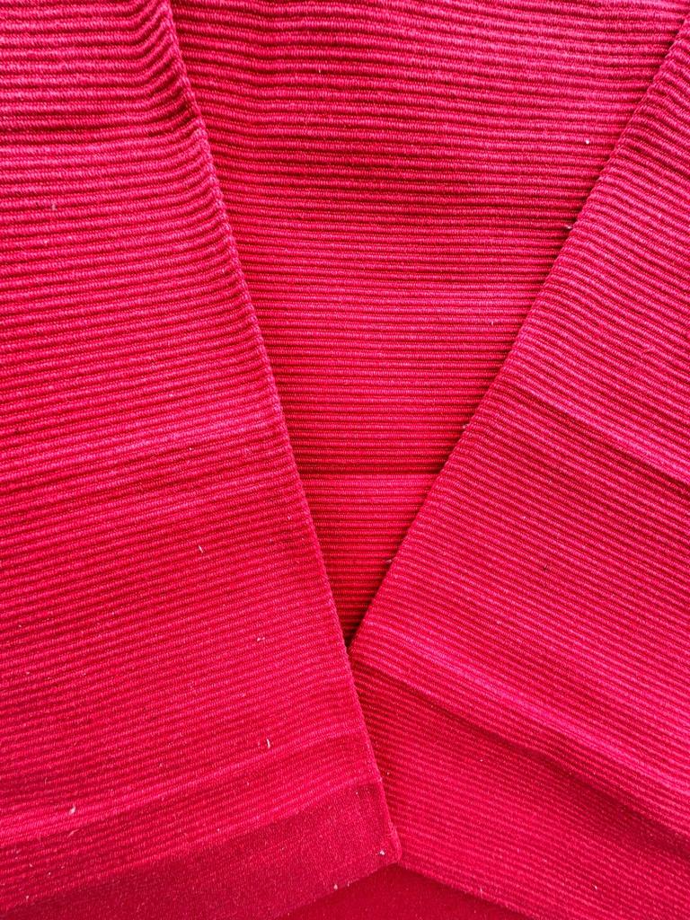 Jogo de Passadeira Algodão Vermelho Liso