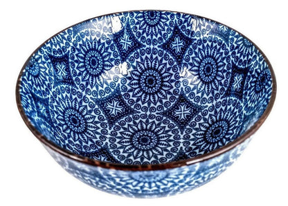 Bowl Decorativo em Cerâmica Azul P