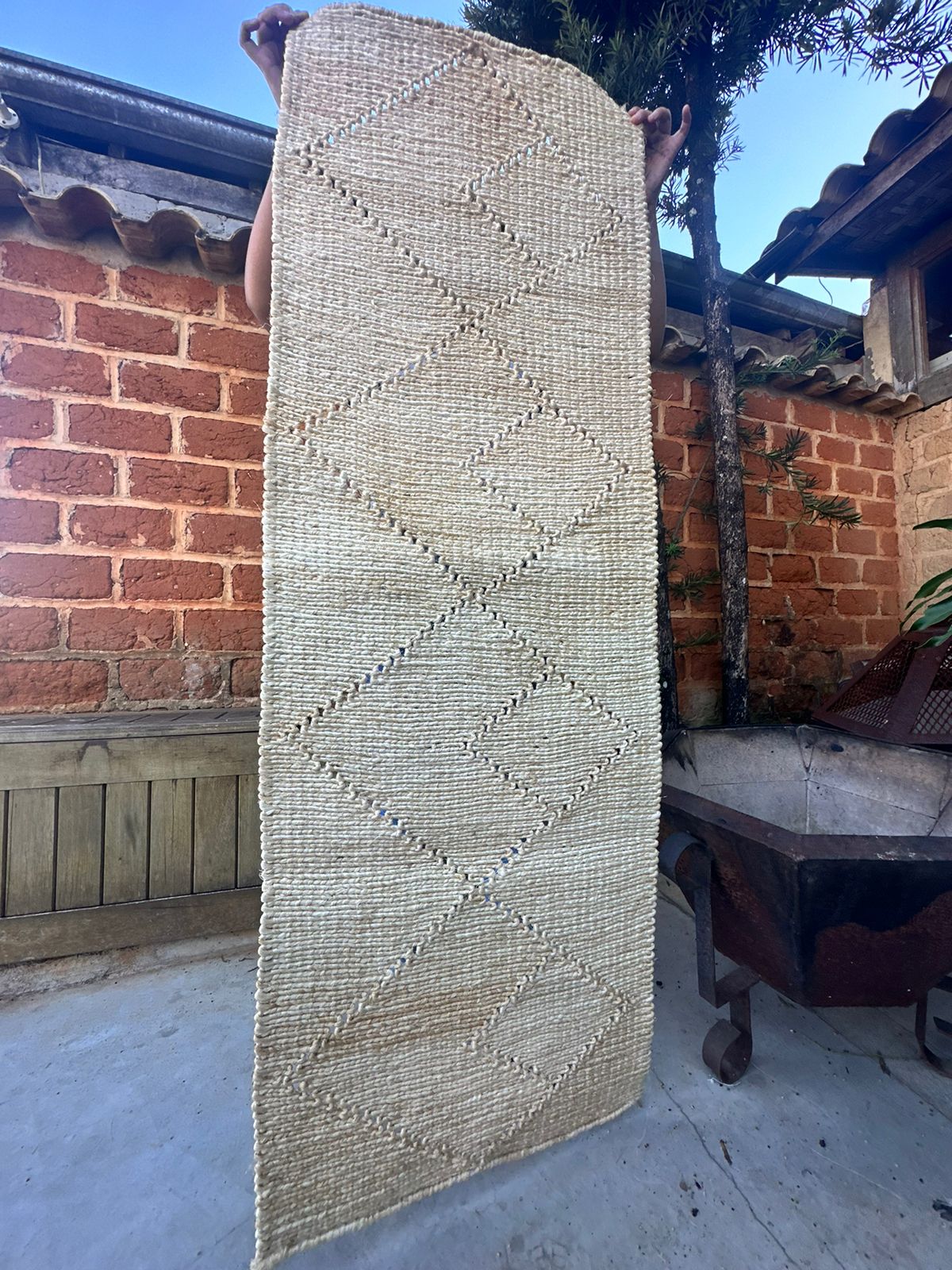 Passadeira Sisal Cru 0,5x1,5m