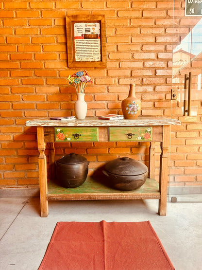 Tapete em Linha Terracota 48x78cm