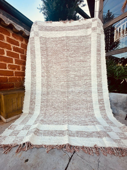 Tapete Algodão Felpudo Dupla Face Caramelo 2,00x3,00m