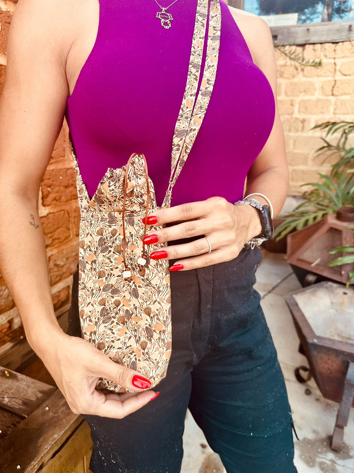 Bolsa Térmica Porta Garrafa Caramelo