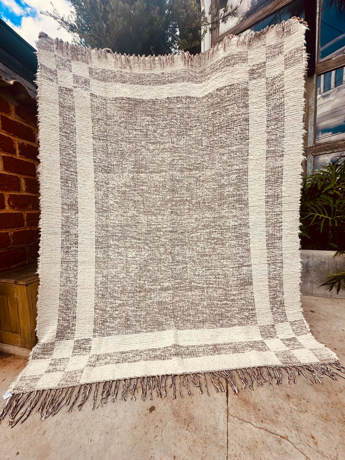 Tapete Algodão Felpudo Dupla Face Mesclado 2,00x2,50m