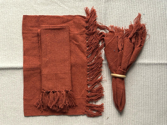 Guardanapo Algodão Terracota 30x40cm