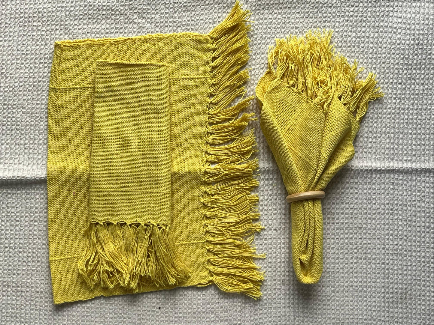Guardanapo Algodão Amarelo 30x40cm