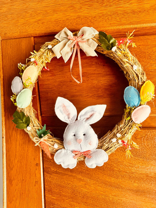 Guirlanda De Páscoa Artesanal Coelhinho