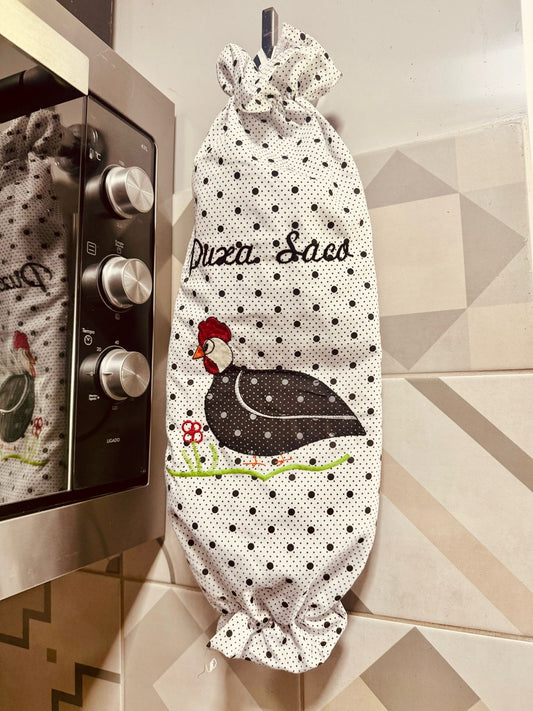 Puxa Saco Oxford Galinha Branco