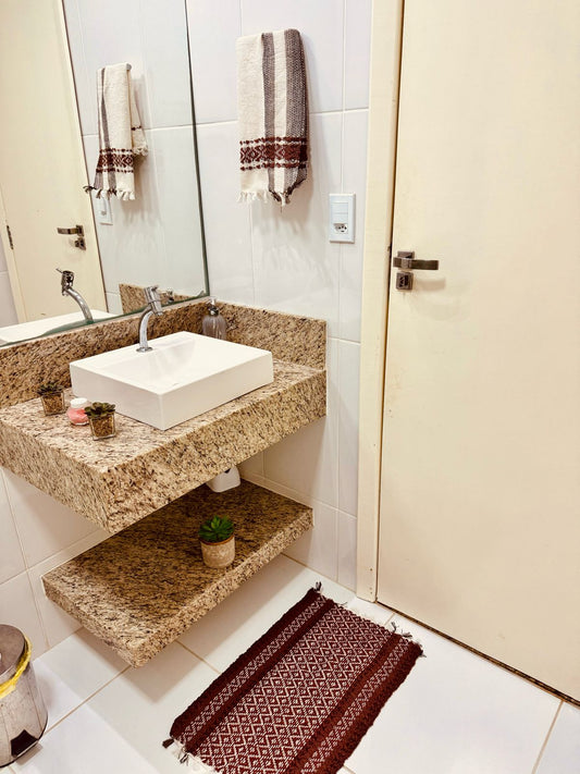 Kit 2 Peças de Lavabo Coroa Terracota