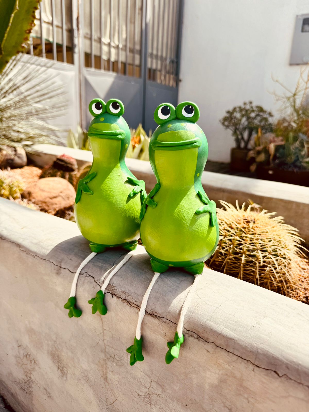 Sapinho em Cabaça Par Verde