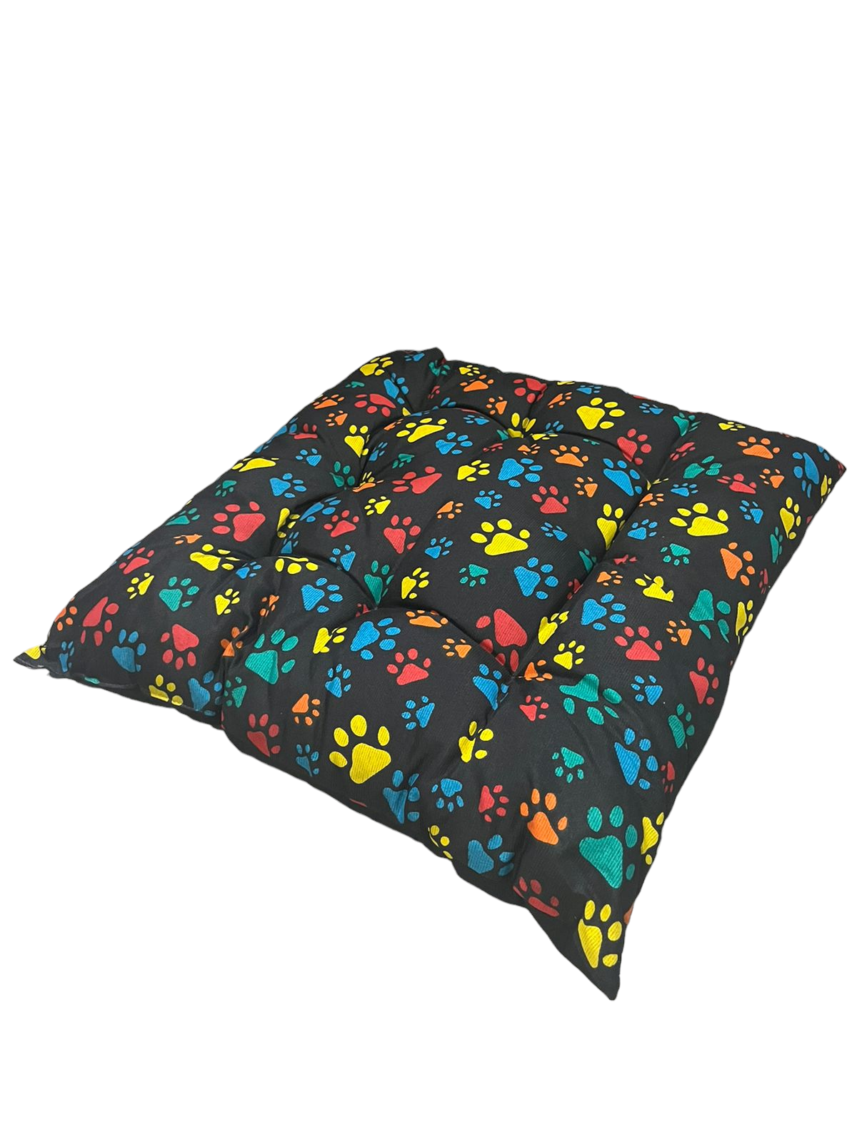 Almofada Cama Pet Patinhas Coloridas