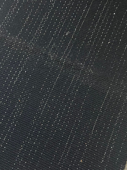 Caminho de Mesa Linha com Fio Lurex Preto 1,0m