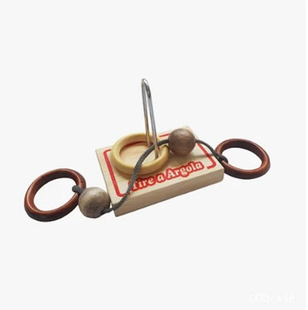 Brinquedo Madeira Tire A Argola