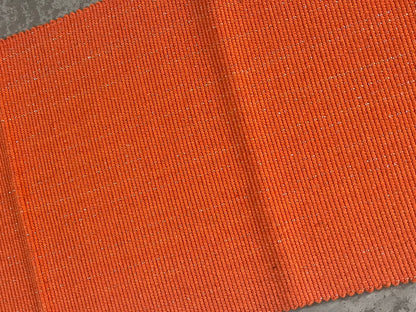 Caminho de Mesa Linha com Fio Lurex Laranja 1,5m