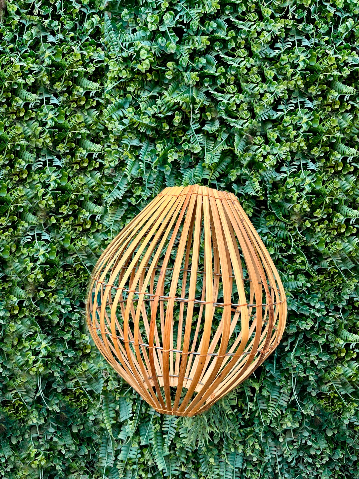 Luminária Pendente de Bambu Veneza