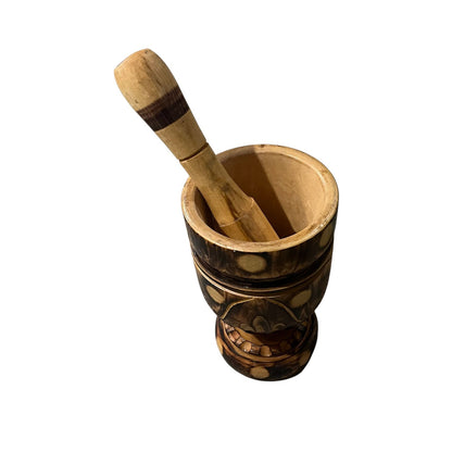 Pilão de Madeira com Socador G