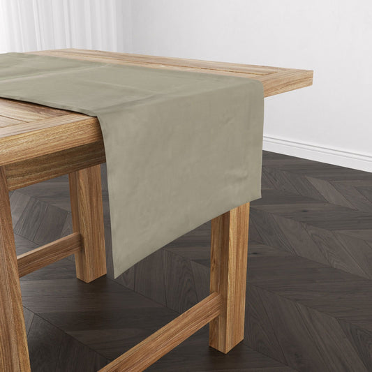 Caminho de Mesa Oxford Liso Bege