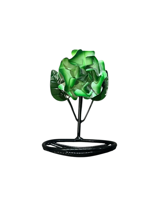 Porta Sabonete Saboneteira Flor Ferro Verde